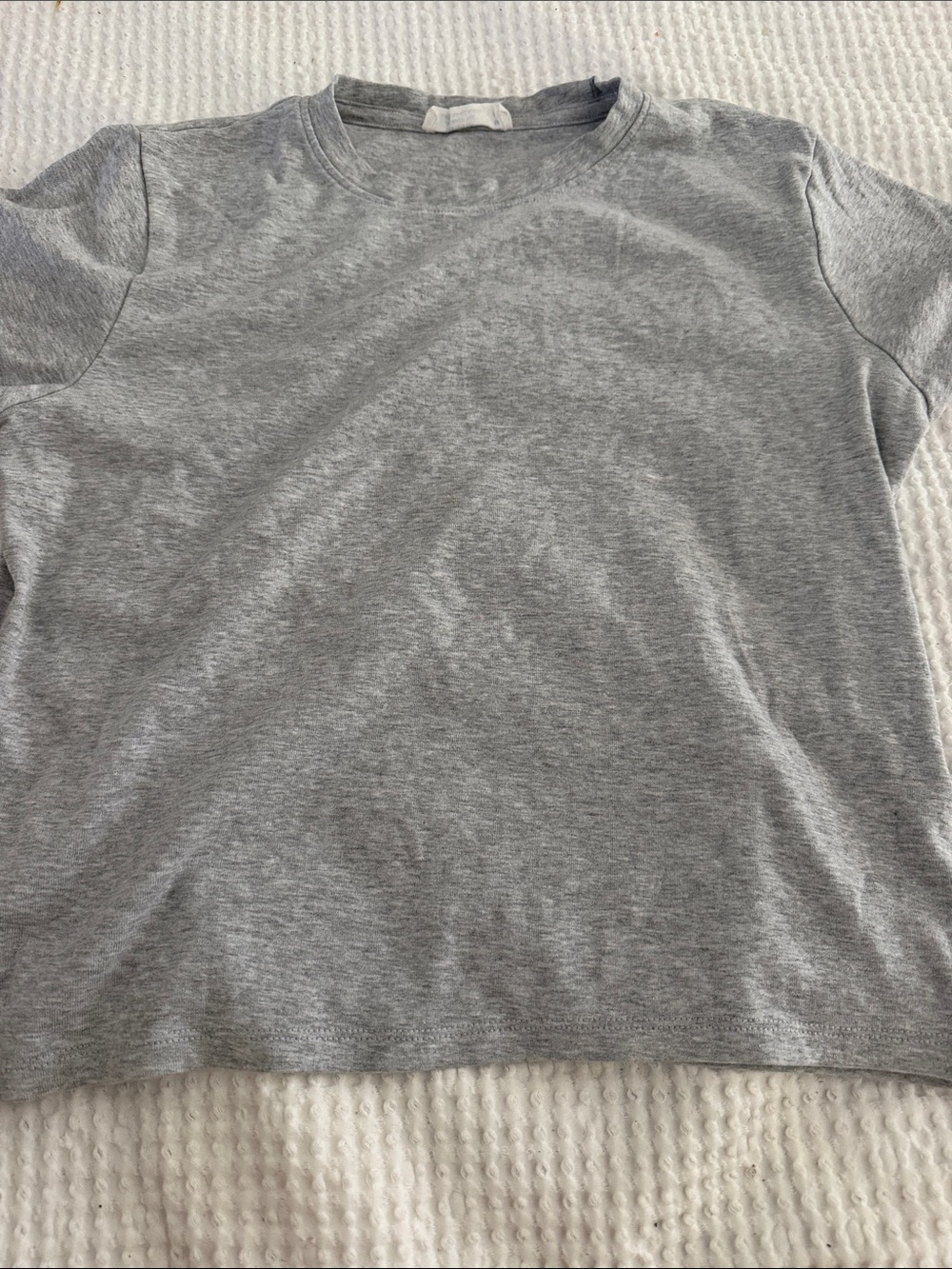Cotton On Heather Grey Short Sleeve Crew Tee